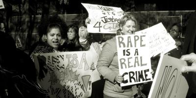 Representative image of a protest against sexual violence. Photo: Women's eNews/Flickr CC BY 2.0