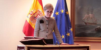 Paz Esteban, director of the Spanish National Intelligence Centre. Photo: Facebook/ MinisterioDefensaESP
