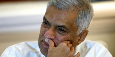 Sri Lanka's Prime Minister Ranil Wickremesinghe gestures during an interview with Reuters at the Prime Minister's official residence in Colombo, Sri Lanka November 3, 2018. Picture taken November 3,2018. Photo: Reuters/Dinuka Liyanawatte/File Photo
