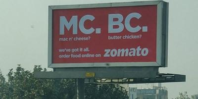 An advertisement by food delivery company Zomato which sparked a row online when it was released. Photo: @Suhelseth