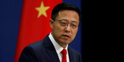Chinese foreign ministry spokesman Zhao Lijian. Photo: Reuters/Carlos Garcia Rawlins/Files