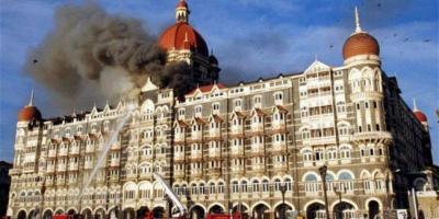 Taj Mahal Palace hotel under siege during the 26/11 terror attacks in Mumbai. Photo: Reuters/Punit Paranjpe