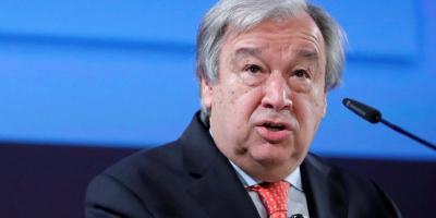 United Nations Secretary-General Antonio Guterres whose spokesperson issued the reply on journalist Mohammed Zubair's arrest. Photo: Reuters/Denis Balibouse/Files
