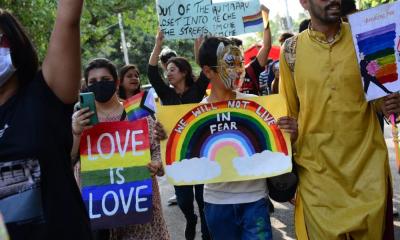 Jammu held its first-ever pride parade on June 26, 2022. Photo: By arrangement