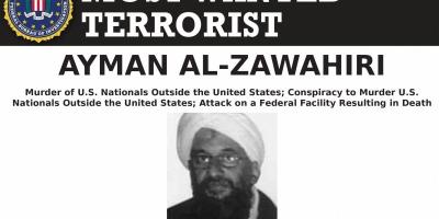 Al Qaeda leader Ayman al-Zawahiri, who was killed in a CIA drone strike in Afghanistan over the weekend according to US officials, appears in an undated FBI Most Wanted poster. Photo: FBI/Handout via Reuters
