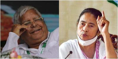 Lalu Prasad Yadav and Mamata Banerjee. Collage: The Wire