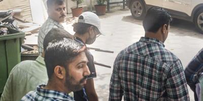 Alt News co-founder Mohammed Zubair being produced in the Patiala House Courts, in New Delhi, Saturday, July 2, 2022. Photo: PTI