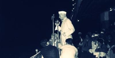 Jawaharlal Nehru in Kashmir in May 1948. Photo: Photo Division, MIB, Public domain, via Wikimedia Commons