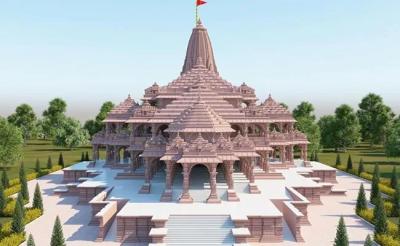 The design for the Ram Temple in Ayodhya.