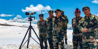 General Officer Commanding-in-Chief Eastern Command, Lt Gen MM Naravane, review the security situation and operational preparedness in the border areas of Arunachal Pradesh, in Tawang, Saturday, April 27, 2019. As per the military sources said on Monday, Dec. 12, 2022, Indian and Chinese soldiers clashed at a location along the Line of Actual Control (LAC) in the Tawang sector of Arunachal Pradesh on December 9. Photo: PTI