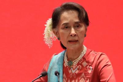Myanmar's former State Counsellor Aung San Suu Kyi. Photo: Reuters/Ann Wang