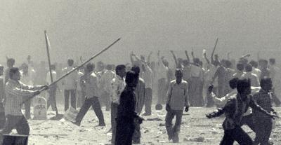 File photo of the 2002 Gujarat riots. Photo: Reuters