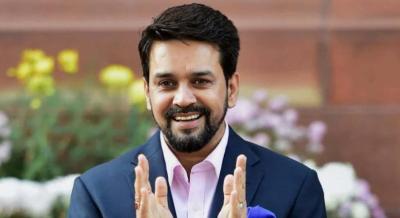 Information and broadcasting minister Anurag Thakur. Photo: PTI/Files
