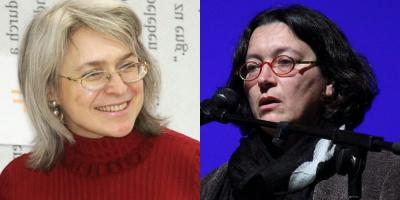Anna Politkovskaya and Amira Hass. Photos: Blaues Sofa/Wikimedia Commons, CC BY 2.0; Yossi Gurvitz/Flickr CC BY NC ND 2.0 Collage: The Wire