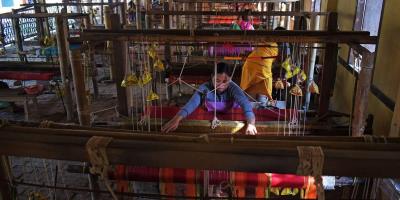 The Ant weaving centre at Rowmari, Chirang District, Assam. Photo: Jignesh Mistry.