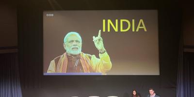 The BBC documentary which explored Prime Minister's Narendra Modi's alleged role in the 2002 Gujarat riots was screened at the Parliament House in Canberra, on May 24, 2023. Credit: By special arrangement