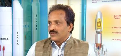 ISRO chairman S. Somanathan. Photo: Screengrab via YouTube/Sansad TV