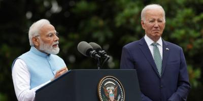 Prime Minister Narendra Modi and US President Joe Biden at the White House, in Washington, DC on June 22, 2023. Photo: PIB