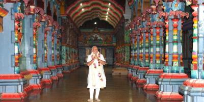 Prime Minister Narendra Modi in Jaffna. Photo: Twitter/@narendramodi