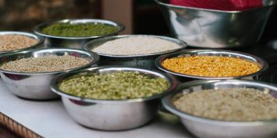 Lentils and pulses on display at a shop. Representative image. Photo: Adam Cohn/Flickr CC BY NC ND 2.0