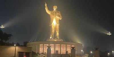 Dr. B.R. Ambedkar's statue at Hyderabad. Photo: Tanweer Alam.