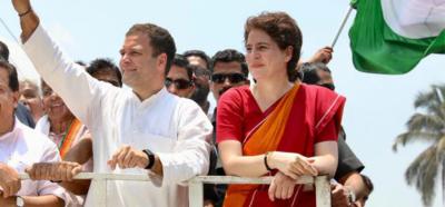 File photo of Rahul Gandhi and Priyanka Gandhi. Photo: X (Twitter)/@INCIndia