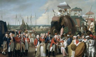The interests of the English East India Company were, from the inception of the Company, inextricably linked to the interests and the glory of the English state. Credit: Wikimedia Commons
