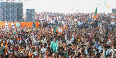 A BJP rally. Photo: X/@BJP4India