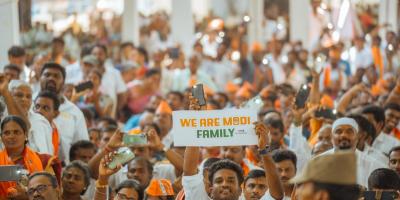 A BJP campaign rally in Tamil Nadu. Photo: X/@BJP4India