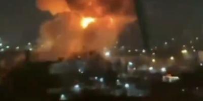 A video screengrab showing the blasts in Russia. Photo: X/@SuppressedNws
