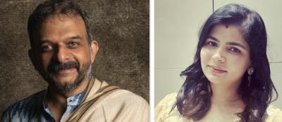 T.M. Krishna (L) and Chinmayi Sripada (R). Photo: X/a@tmkrishna and @Chinmayi