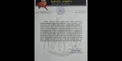 The Arambai Tenggol press release. 