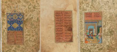 Illuminated manuscript of ‘Bustan’ by Saadi Shirazi, copied by Kashmiri calligrapher Abul Hassan Rizvi in 1505 AD. Picture: Hakim Sameer Hamdani (2024).