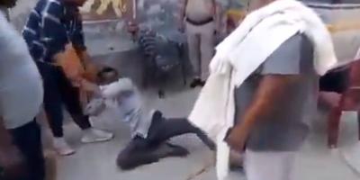 A screengrab from the video of the incident.