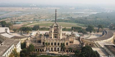 An aerial view of the building named 'Constantia', which houses La Martiniere College Lucknow. Photo: Wikimedia Commons/ Anil Srivastava/CC BY-SA 4.0 DEED. 
