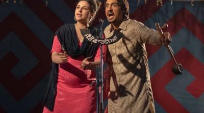 Diljit Dosanjh and Parineeti Chopra in 'Amar Singh Chamkila'.