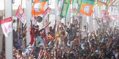 The crowd at Narendra Modi's rally in Purnea, Bihar. Photo: X/@narendramodi