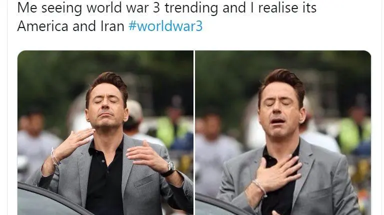 Us Iran Tension Twitter Full Of Memes And Jokes About World War 3